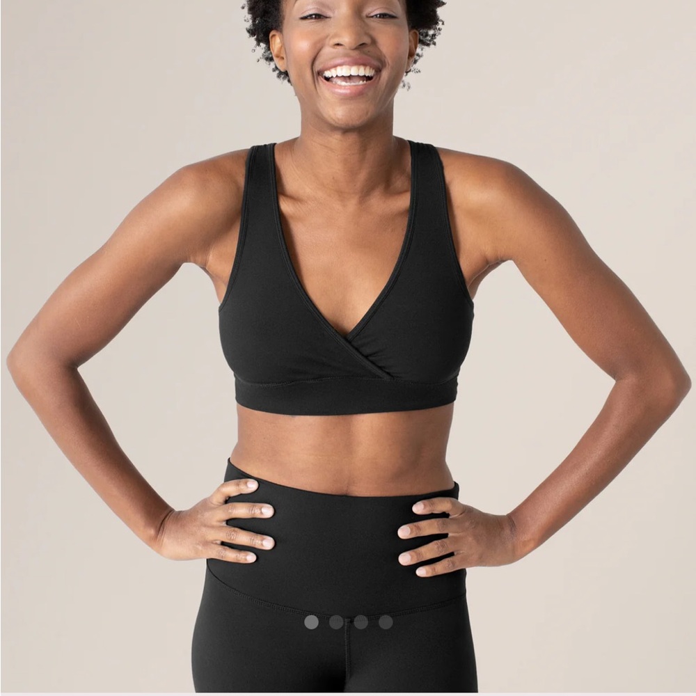 Kindred Bravely Black Nursing & Maternity Soft-Cup Bralette